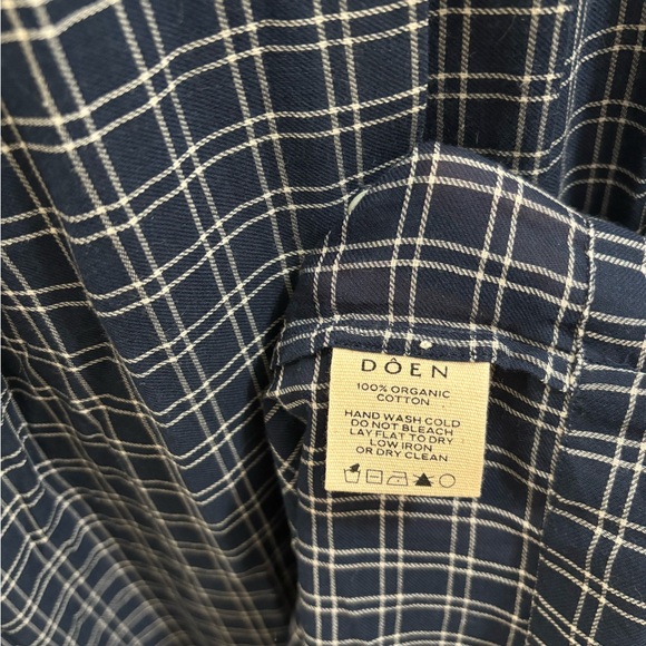 Doen Revi Dress in Blue Cottage Plaid - Picture 4 of 4